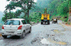 Fear of the wild and  movement of vehicles hinders work on Shiradi Ghat